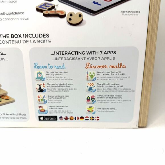 EUC Marbotic Deluxe Wooden Letters Numbers iPad Pre-K Homeschool - Picture 7 of 8